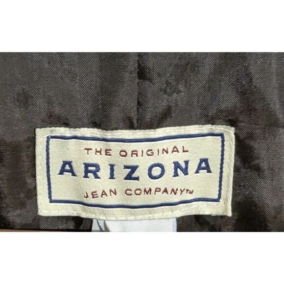 Vintage NOS Dead Stock 90s Arizona Jeans Brown Suede Leather Vest Men’s Large H - Picture 10 of 10